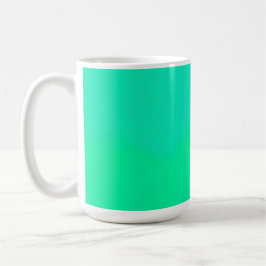 Frühlingsgrün-Verlauf Kaffeetasse