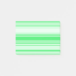 Frühlingsgrüne Streifen Post-it Klebezettel