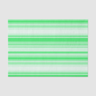 Frühlingsgrüne Streifen Seidenpapier