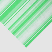 Frühlingsgrüne Streifen Seidenpapier (Ausschnitt)
