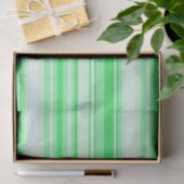 Frühlingsgrüne Streifen Seidenpapier (Geschenk)