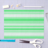 Frühlingsgrüne Streifen Seidenpapier (Handwerk)