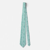Frühlingsgrüne Teal Krawatte (Vorderseite)