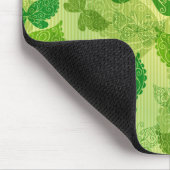 Frühlingsgrünes Muster Mousepad (Ecke)