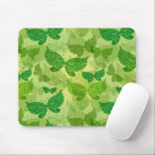 Frühlingsgrünes Muster Mousepad (Mit Mouse)