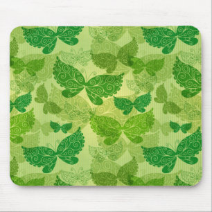 Frühlingsgrünes Muster Mousepad