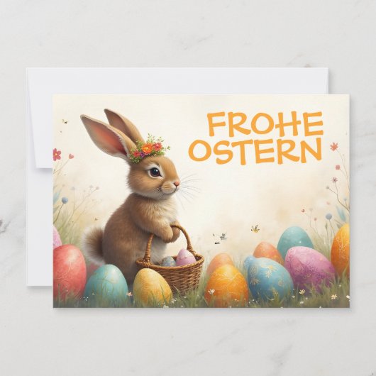 Frühlingsgrüß vom Osterhasen (Vorderseite)