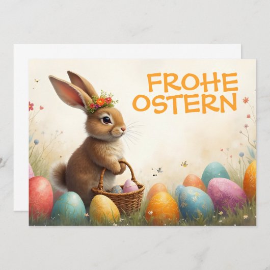 Frühlingsgrüß vom Osterhasen (Vorne/Hinten)