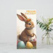 Frühlingsgrüß vom Osterhasen (Stehend Vorderseite)