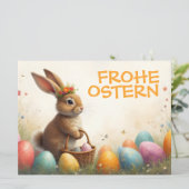Frühlingsgrüß vom Osterhasen (Stehend Vorderseite)