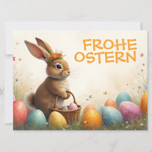 Frühlingsgrüß vom Osterhasen (Vorderseite)