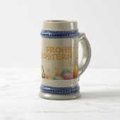 Frühlingsgrüß vom Osterhasen Bierglas (VorderseiteRechts)