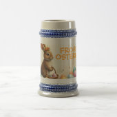Frühlingsgrüß vom Osterhasen Bierglas (Mittel)