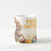 Frühlingsgrüß vom Osterhasen Kaffeetasse (Mittel)