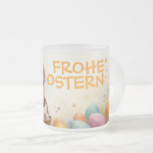 Frühlingsgrüß vom Osterhasen Mattglastasse (VorderseiteRechts)