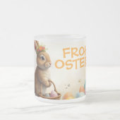 Frühlingsgrüß vom Osterhasen Mattglastasse (Mittel)