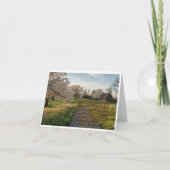 Frühlingsgrüße Dankeskarte (Vorderseite)