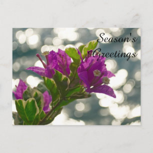Frühlingsgrüße Frühling Blumen Bokeh Postkarte