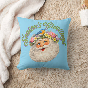 Frühlingsgrüße - Frühling Santa Kissen