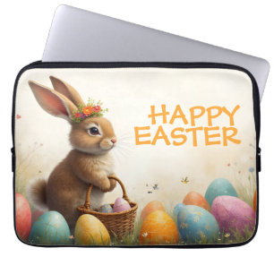 Frühlingsgrüße vom Osterhasen Laptopschutzhülle