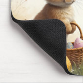 Frühlingsgrüße vom Osterhasen Mousepad (Ecke)