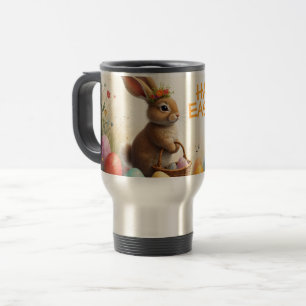 Frühlingsgrüße vom Osterhasen Reisebecher