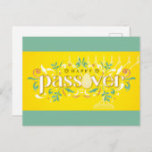 Frühlingshafen Postkarte (Vorne/Hinten)