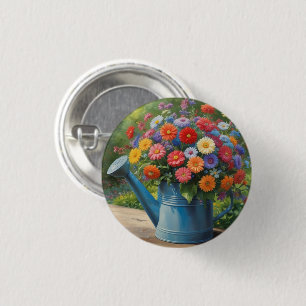 Frühlingshafte Blume im Wasser Wassersportzentrum Button