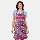 Frühlingshafte Blumen-Schürze Schürze (Getragen)