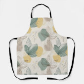 Frühlingshafte botanische All-Over-Print-Schürze Schürze (Vorderseite)