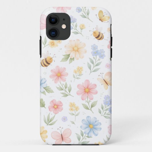 Frühlingshafte Handyhülle Case-Mate iPhone Hülle (Rückseite)