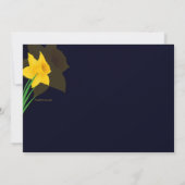 Frühlingshafte Ostereinladungen Einladung (Rückseite)