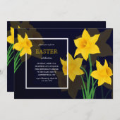 Frühlingshafte Ostereinladungen Einladung (Vorne/Hinten)