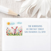 Frühlingshafte Rücksendeadresse (Insitu)