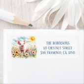 Frühlingshafte Rücksendeadresse (Insitu)