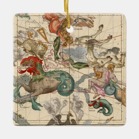Frühlingshaftes Äquinoktikum Keramikornament (Vorderseite)