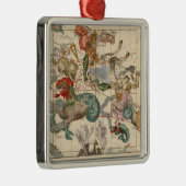 Frühlingshaftes Äquinoktikum Silbernes Ornament (Rechts)