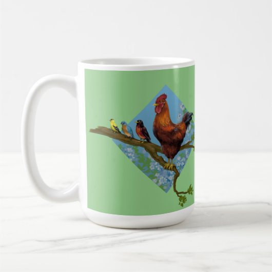 Frühlingshähnchen Kaffeetasse (Links)