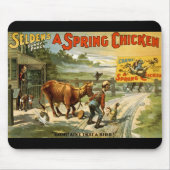 Frühlingshähnchen Mousepad (Vorne)