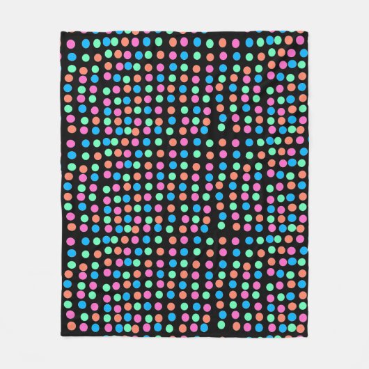 Frühlingshai auf schwarz fleecedecke (Vorderseite)