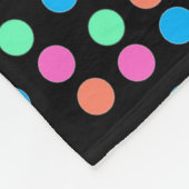 Frühlingshai auf schwarz fleecedecke (Ecke)