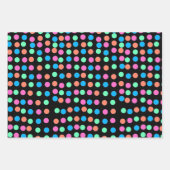 Frühlingshai auf schwarz geschenkpapier set (Vorderseite)