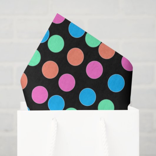 Frühlingshai auf schwarz seidenpapier (Geschenk Tasche)