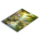 Frühlingshai mit Enten/Blume Notizblock (Linke Seite)