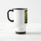 Frühlingshai mit Enten/Blume Reisebecher (Links)