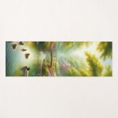 Frühlingshai mit Enten/Blume Yogamatte (Vorderseite (Horizontal))