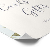 Frühlingshaltige Wildblume Hellblaue Karten und Ge Poster (Ecke)