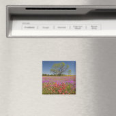 Frühlingshambäume, die in Wildblumen wachsen, Magnet (In Situ (Geschirrspüler))