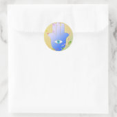 Frühlingshand von Fatima Runder Aufkleber (Tasche)