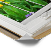 Frühlingshardfenster Illusion Poster (Ecke)